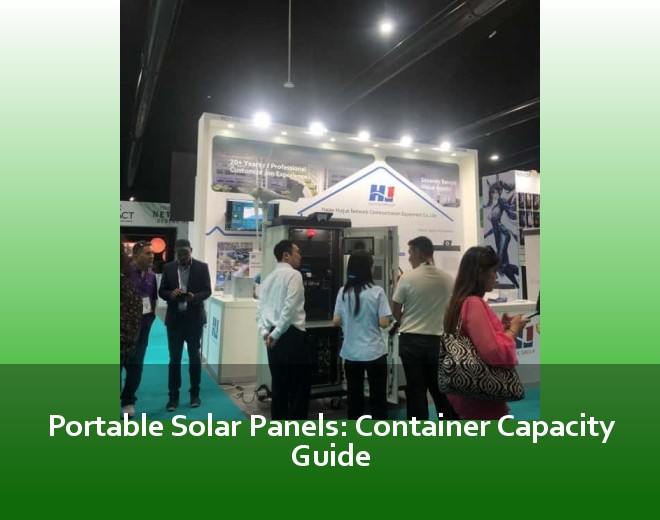 Portable Solar Panels: Container Capacity Guide